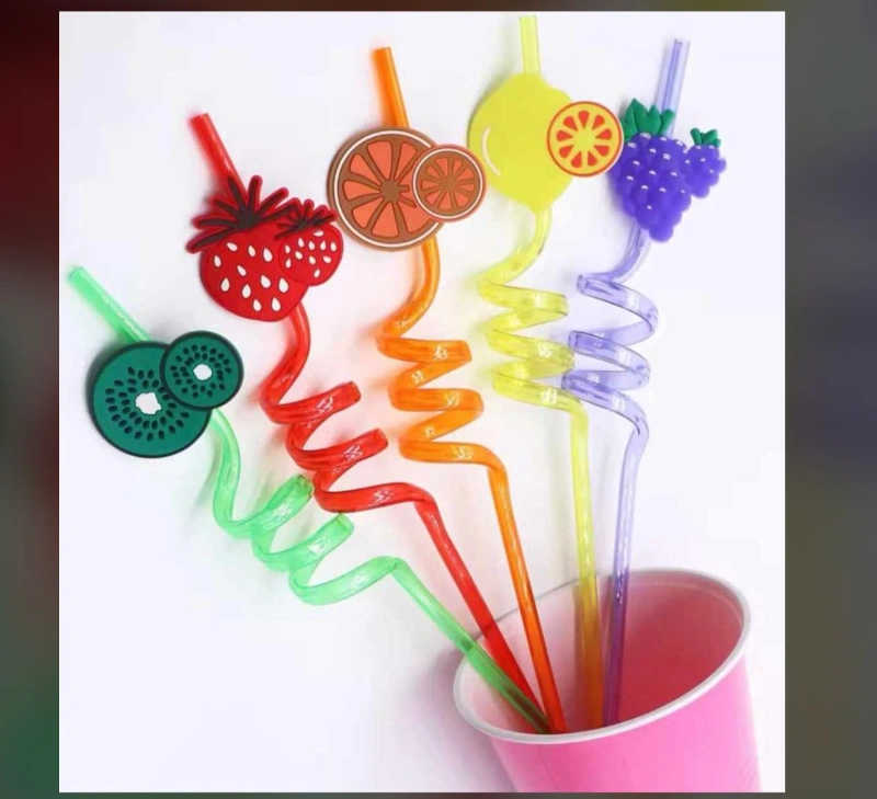 Trend Model Silikon Süslü Pipet Set